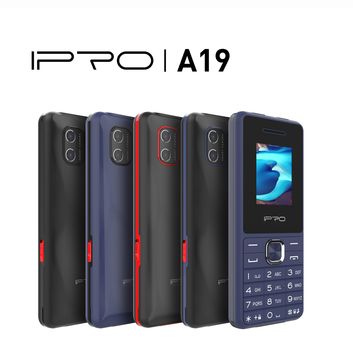 2023 New A19 Dual Camera feature phone 1.77 inches dual card 2G GSM ultra thin button feature phone